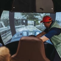 Conduite de simulateurs de conduite de tramway et du MS61
