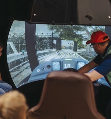 Conduite de simulateurs de conduite de tramway et du MS61