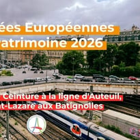 De la Petite Ceinture à la ligne d'Auteuil, de Saint-Lazare aux Batignolles : 170 ans d'histoire ferroviaire