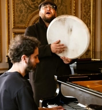 Concert d'Abo Gabi et Camille El Bacha, organisé en collaboration avec Pax Musica