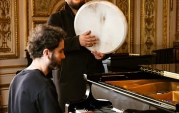 Concert d'Abo Gabi et Camille El Bacha, organisé en collaboration avec Pax Musica
