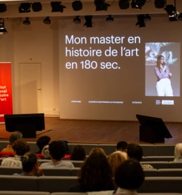 Concours d'éloquence « Mon master en histoire de l'art et en archéologie en 180 secondes »