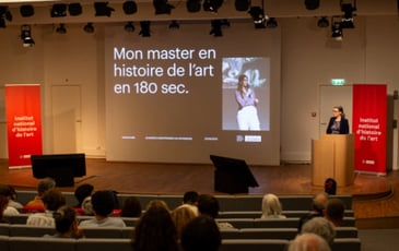 Concours d'éloquence « Mon master en histoire de l'art et en archéologie en 180 secondes »