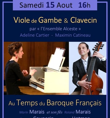 Viole Gambe & Clavecin : Au Temps du Baroque Français