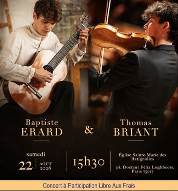Récital Guitare classique & Violon