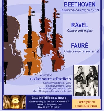 Quatuor à Cordes : Les Rencontres d’Excellence