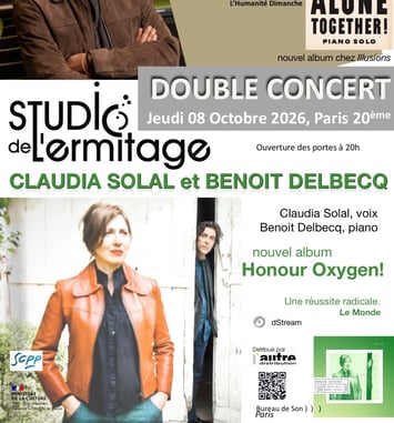 Claudia Solal et Benoît Delbecq // Bruno Angelini