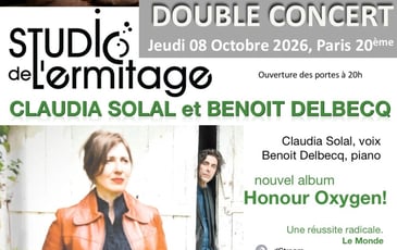Claudia Solal et Benoît Delbecq // Bruno Angelini