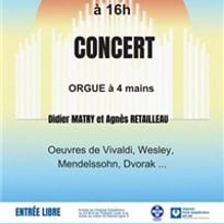 Concert orgue à 4 mains