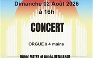 Concert orgue à 4 mains