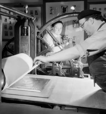 Les métiers d'art dans les photographies de François Kollar