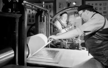 Les métiers d'art dans les photographies de François Kollar