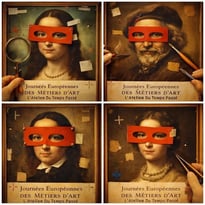Visite d'un atelier de restauration d'œuvres d'art