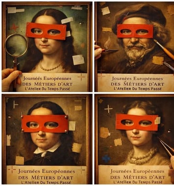 Visite d'un atelier de restauration d'œuvres d'art