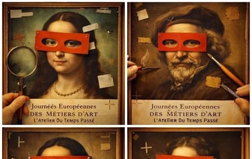 Visite d'un atelier de restauration d'œuvres d'art