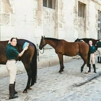 La section équestre de l'École militaire de Paris : démonstrations