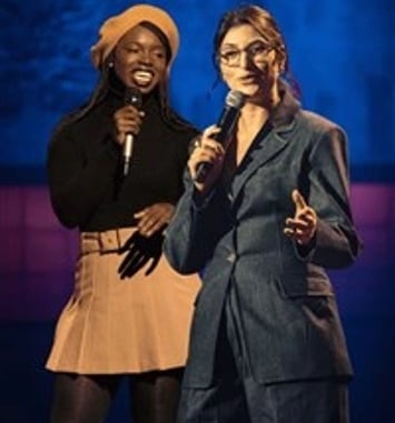 Lala Sagna et Imen Lahmar