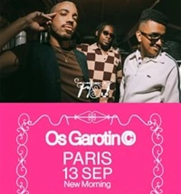 Os Garotin en concert de musiques du monde à Paris le 13 septembre 2026