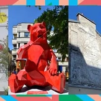 Visite street art des œuvres en plein air de l'hôpital Necker