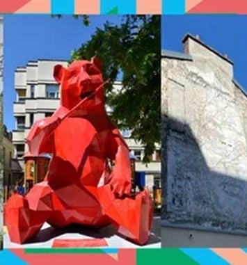 Visite street art des œuvres en plein air de l'hôpital Necker