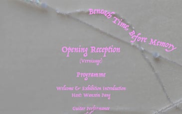 Beneath Time, Before Memory — Vernissage