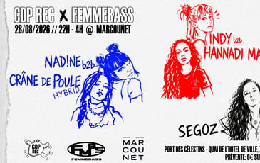 CDP REC x FEMMEBASS: Nad!ne b2b Crâne de Poule & more