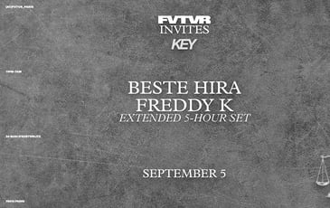 Freddy K Extended Set et Beste Hira