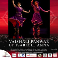 Kathak duo : Vaishali Panwar et Isabelle Anna