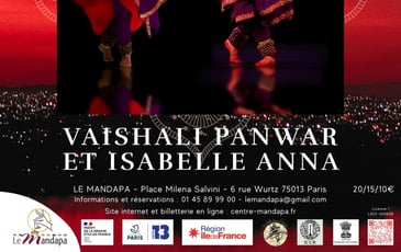 Kathak duo : Vaishali Panwar et Isabelle Anna