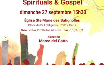 Grand Concert Gospel de la Rentrée