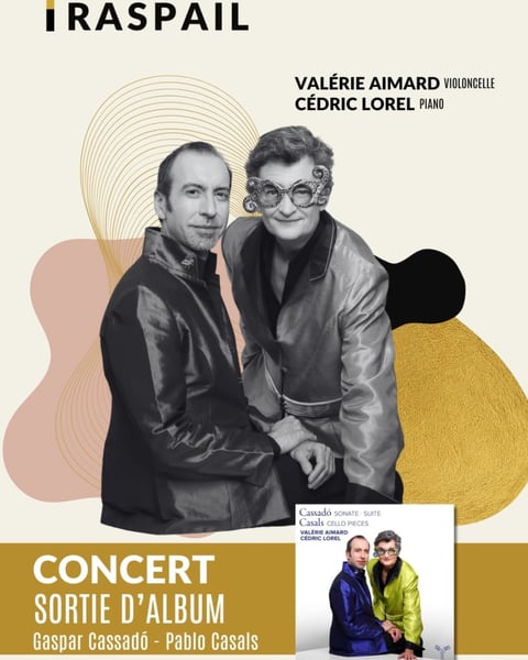 Concert de sortie d'album, Valérie Aimard et Cédric Lorel