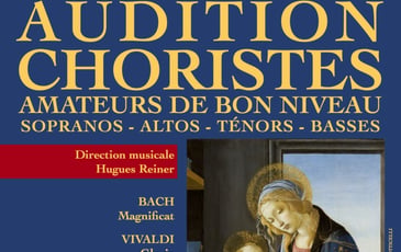 Audition de choristes amateurs de bon niveau