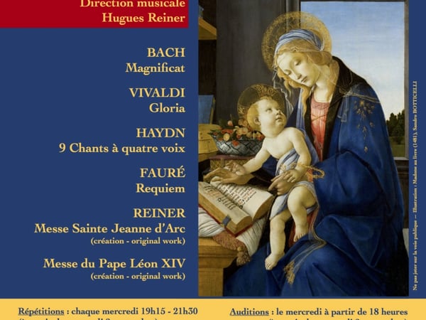 Audition de choristes amateurs de bon niveau