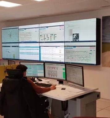 Visite guidée du centre de supervision