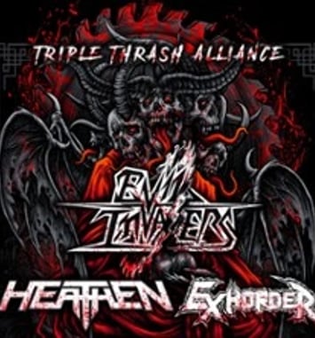Evil Invaders, Exhorder et Heathen — Triple Thrash Alliance