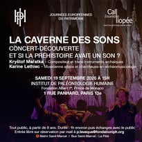 Concert, découverte "La caverne des sons"