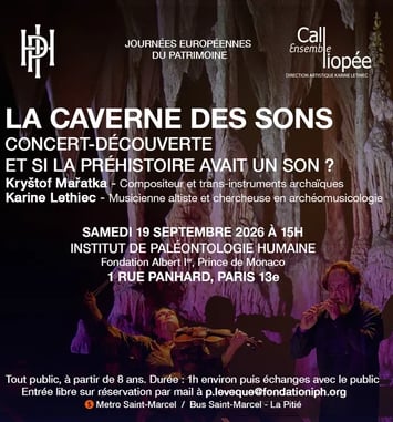 Concert, découverte "La caverne des sons"