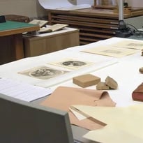 Découverte de l'atelier de conservation de la bibliothèque Sainte-Geneviève