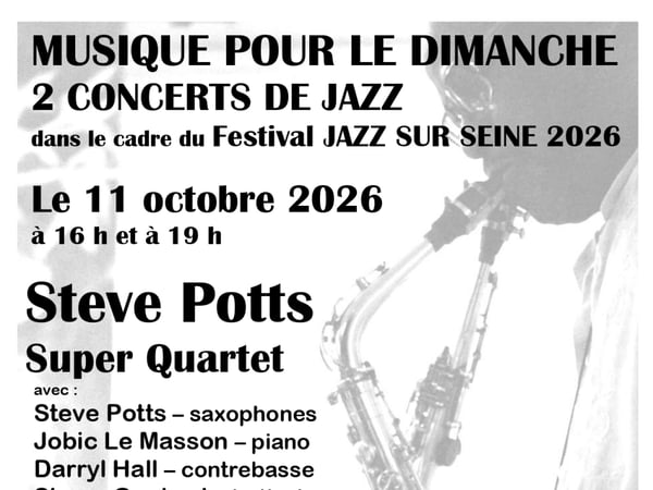Musique pour le Dimanche, deux concerts de jazz