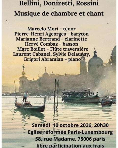 Le bel canto en musique de chambre