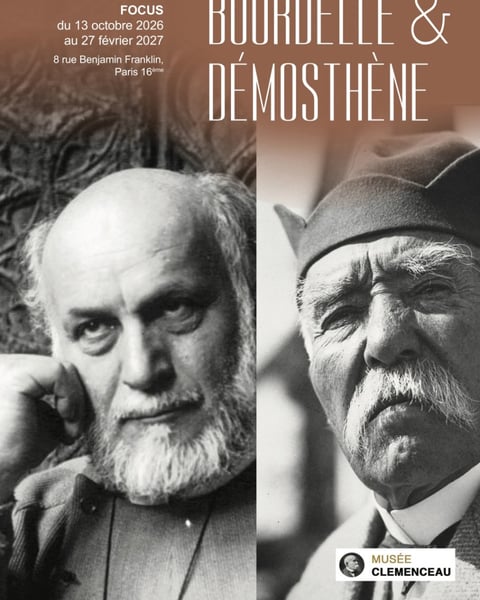Clemenceau, Bourdelle et Démosthène