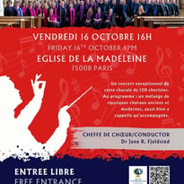 Salt Lake Singers en concert à l'église de la Madeleine