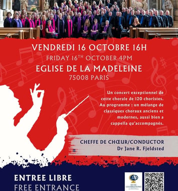 Salt Lake Singers en concert à l'église de la Madeleine