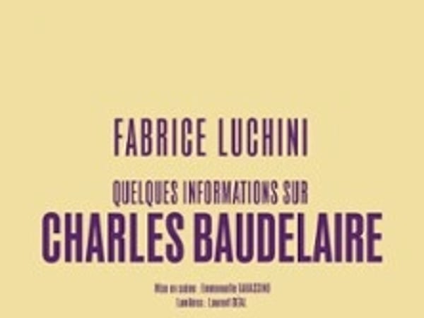 Fabrice Luchini, Quelques informations sur Charles Baudelaire