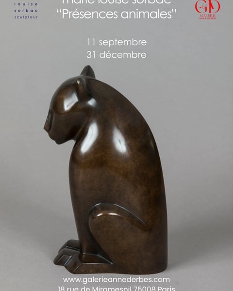 Présences animales de Marie Louise Sorbac, Galerie Anne Derbès