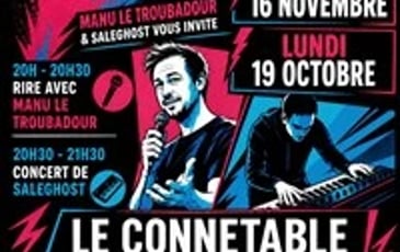 Soirée Double Plateau : Manu le Troubadour en stand up & Saleghost en concert