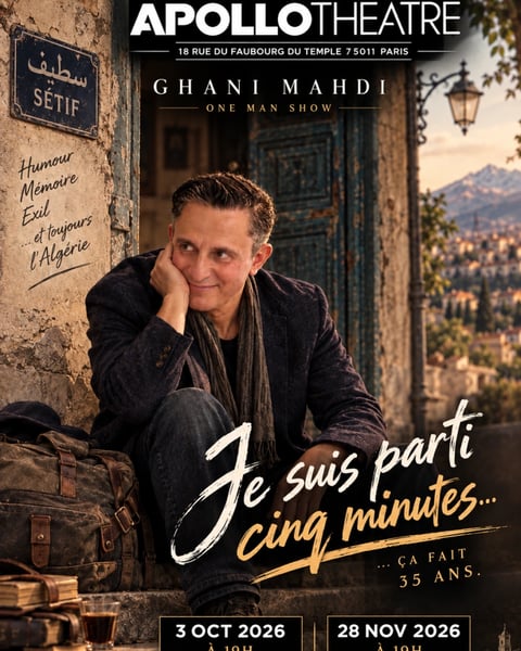 Ghani Mahdi - Je suis parti cinq minutes...ça fait 35 ans