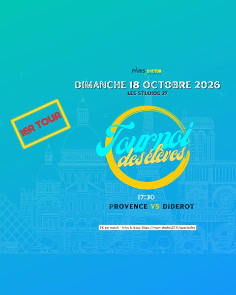 Tournoi élèves 1er tour Provence vs Diderot