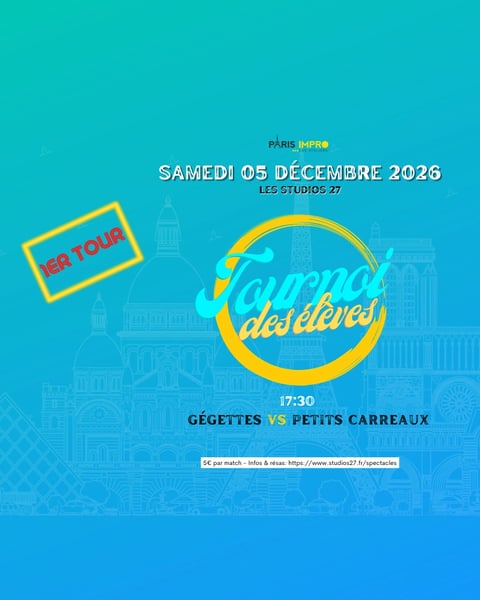 Tournoi élèves 1er tour Gégettes vs Petits Carreaux