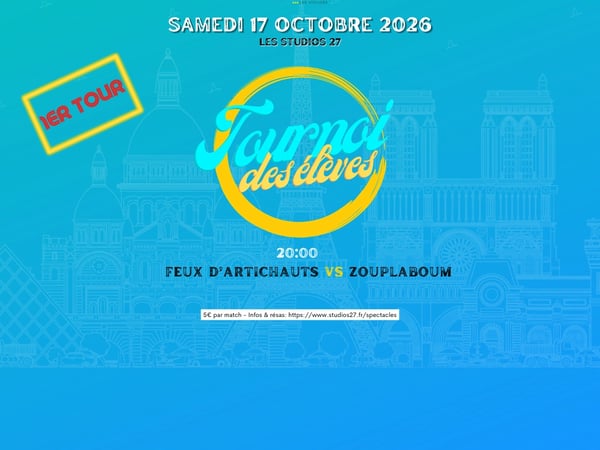 Tournoi élèves 1er tour FEUX D'ARTICHAUTS vs ZOUPLABOUM